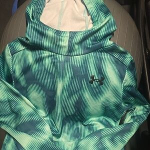 Under Armour Aqua and Lime Pullover